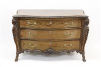 Lot 1215 - Fine Edwardian Chippendale revival carved...