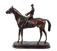 Lot 652 - After Alfred Barye (1839-1882): Bronze...