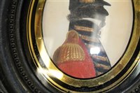 Lot 654 - John Buncombe (act 1795-1825), silhouette...