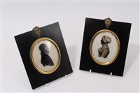 Lot 659 - H. Gibbs (early 19th Century) pair of reverse...