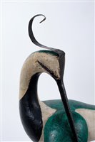 Lot 673 - Guy Taplin (b.1939) painted wooden sculpture...