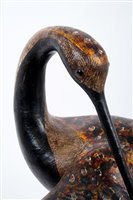 Lot 674 - Guy Taplin (b.1939) painted wooden sculpture...