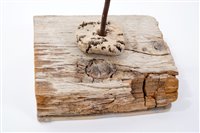 Lot 674 - Guy Taplin (b.1939) painted wooden sculpture...