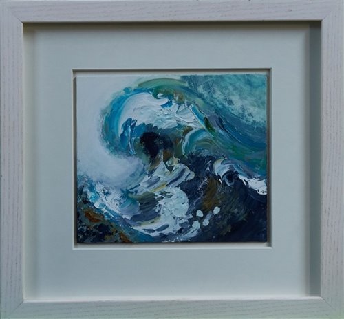 Lot 850 - *Maggi Hambling (b.1945) oil on board - Wave,...