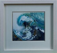 Lot 850 - *Maggi Hambling (b.1945) oil on board - Wave,...