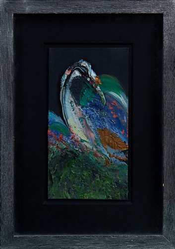 Lot 851 - *Maggi Hambling (b.1945) oil on board - Camp...