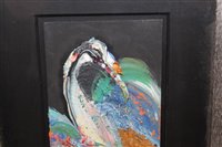 Lot 851 - *Maggi Hambling (b.1945) oil on board - Camp...