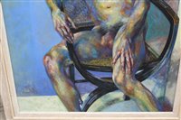 Lot 853 - *Maggi Hambling (b.1945) oil on canvas - a...