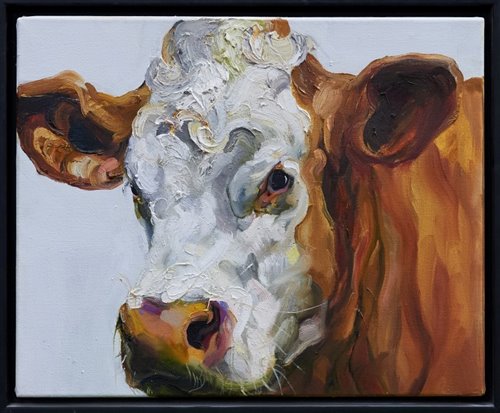 Lot 854 - Jelly Green (b.1992) oil on canvas - 'Water...