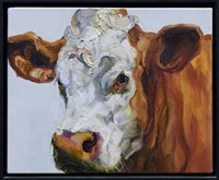 Lot 854 - Jelly Green (b.1992) oil on canvas - 'Water...