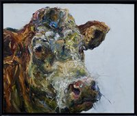 Lot 856 - Jelly Green (b.1992) oil on canvas board -...