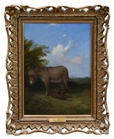 Lot 859 - John Duvall (1816-1892) oil on board - a...