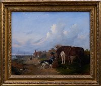 Lot 861 - John Duvall (1816-1892) oil on canvas - Old...