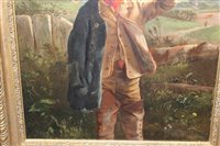 Lot 862 - John Duvall (1816-1892) oil on canvas -...