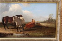 Lot 863 - John Duvall (1816-1892) oil on canvas - three...