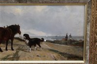 Lot 864 - John Duvall (1816-1892) oil on canvas - a dog...