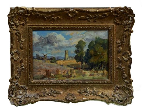 Lot 865 - Thomas Churchyard (1795-1865) oil on board -...