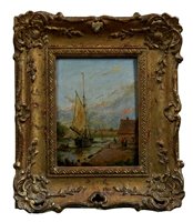 Lot 866 - Thomas Churchyard (1795-1865) oil on panel -...