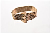 Lot 548 - Kutchinsky 9ct gold bracelet in the form of a...