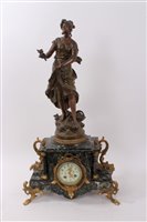 Lot 1168 - Impressive early 20th century French bronzed...