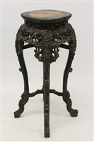 Lot 1229 - Late 19th / early 20th Century Chinese marble...