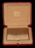 Lot 437 - Fine Cartier Art Deco 9ct gold and diamond...