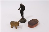 Lot 691 - Antique Continental ormolu figure of a bear...