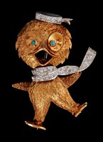 Lot 473 - Good quality 1950s/1960s novelty brooch in the...