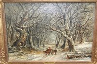 Lot 877 - Robert Burrows (1810-1883) oil on canvas -...