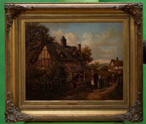Lot 882 - Thomas Smythe (1825-1906) pair of oils on...
