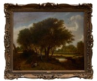 Lot 1321 - Alfred Stannard (1806-1889) oil on canvas - In...
