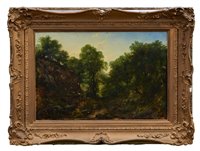Lot 884 - Follower of Henry Bright (1814-1873) oil on...