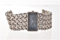 Lot 629 - Unusual 1970s ladies' Omega De Ville silver...