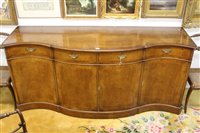 Lot 1250 - Good quality 18th century style walnut...