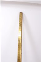 Lot 722 - Unusual 19th century brass bound measuring...