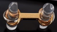 Lot 460 - Pair of Cartier 'Trinity' 18ct gold and rock...