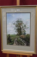 Lot 1036 - *Margaret Glass (b.1950) pastel - The Old Farm...