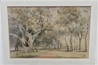 Lot 1002 - Thomas Churchyard (1798-1865) watercolour -...