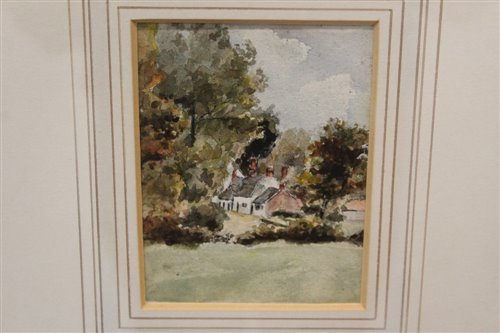 Lot 1005 - Thomas Churchyard (1798-1865) watercolour -...