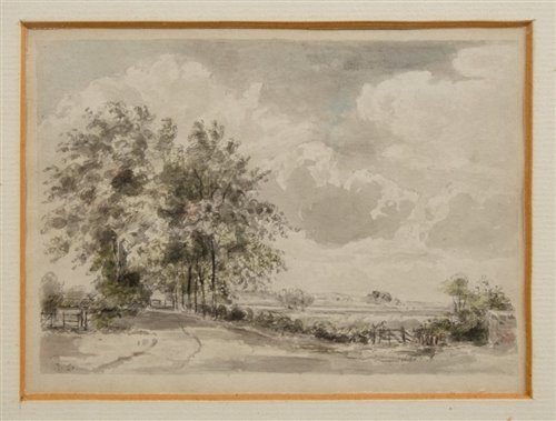 Lot 1006 - Thomas Churchyard (1798-1865) watercolour -...