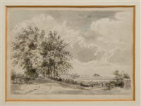 Lot 1006 - Thomas Churchyard (1798-1865) watercolour -...