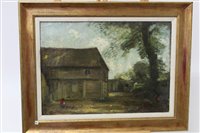 Lot 1034 - Late nineteenth century Suffolk School oil on...