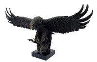 Lot 759 - Impressive modern bronze sculpture of a...