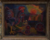 Lot 1089 - Henry Collins (1910-1994) oil on canvas -...