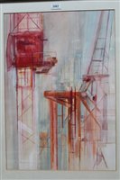 Lot 1091 - Joyce Pallot (1912-2004) gouache - Crane's,...