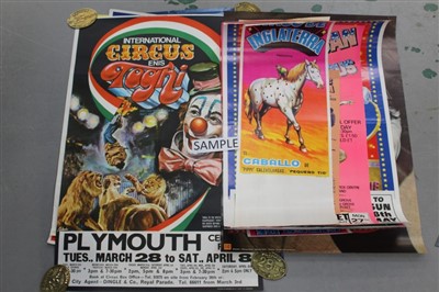 Lot 2414 - Circus Posters:  International selection – mainly 1970s / 1980s period – including Hassani, Rancy, Santus, Moscow State, American, Japanese and others (20)