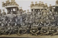 Lot 580 - Two First World War photographs of troops