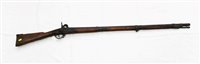Lot 907 - 19th century Continental, probably French, percussion military musket, dated 1843