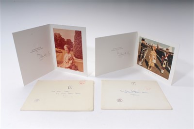 Lot 49 - Collection of Royal Household Christmas cards, invitations, letters, Orders of Service