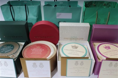 Lot 50 - HM Queen Elizabeth II Christmas gifts - four Fortnum &Mason Christmas puddings –